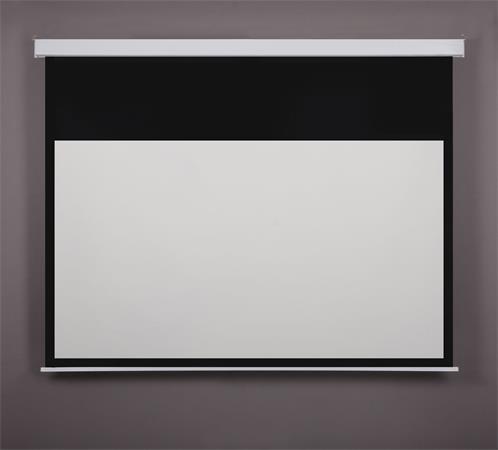Premietacie plátno, nástenné, s motorom, 16:9, 280x158cm, VICTORIA VISUAL