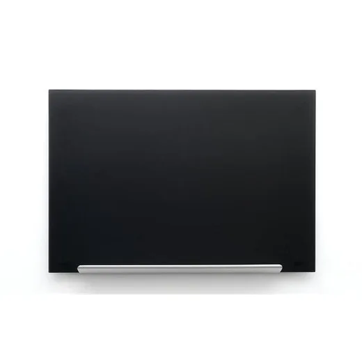 Magnetická sklenená tabuľa, 105,3x188,3 cm, NOBO "Impression Pro", čierna