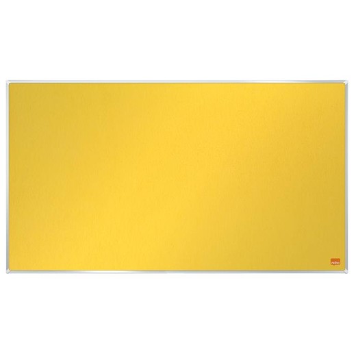 Textilná tabuľa, širokouhlá, 40"/89x50cm, hliníkový rám, NOBO "Impression Pro", žltá