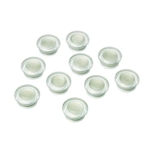 Magnetky, silné, 10 ks, pre tabule "Diamond", NOBO, biele