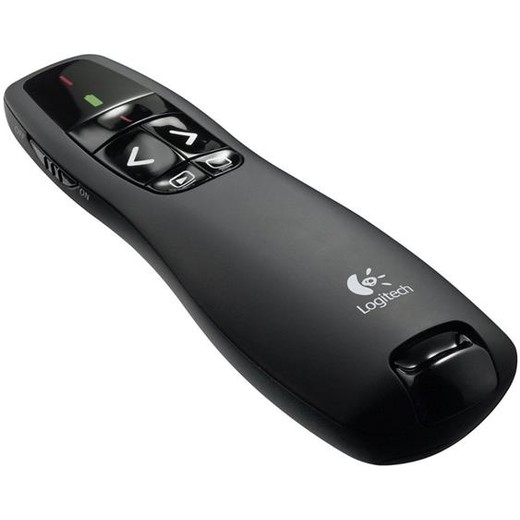 Diaľkový ovládač k projektorom, s laserovým pointerom, bezdrôtový, LOGITECH "R400"