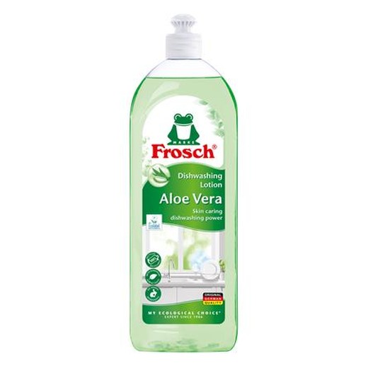 Čistiaci prostriedok na umývanie riadu, 750 ml, FROSCH, aloe vera
