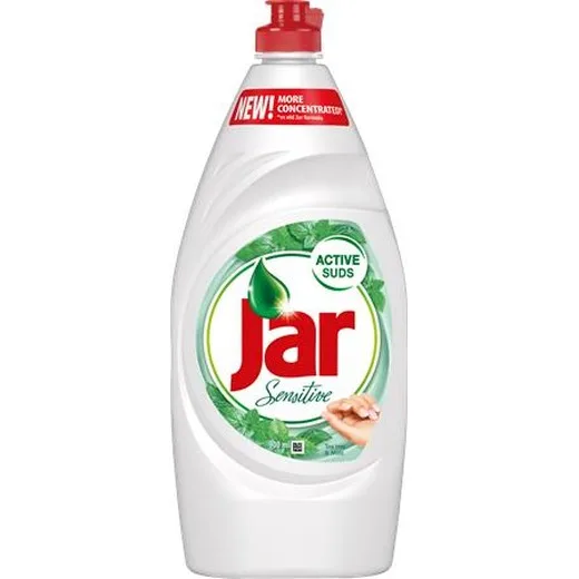 Čistiaci prostriedok na umývanie riadu, 900 ml, JAR "Sensitive" Tea tree&Mint