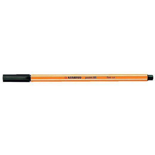 Liner, 0,4 mm, STABILO "Point 88", čierny