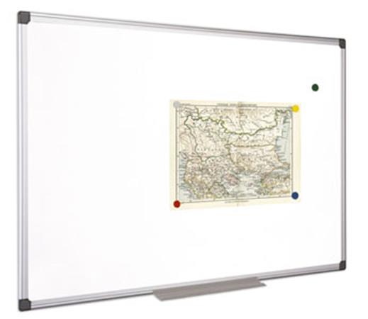 Biela tabuľa, magnetická, 120x240 cm, hliníkový rám, VICTORIA VISUAL