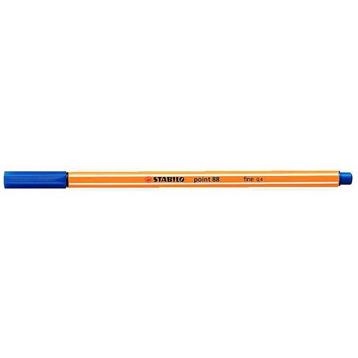 Liner, 0,4 mm, STABILO "Point 88", modrý