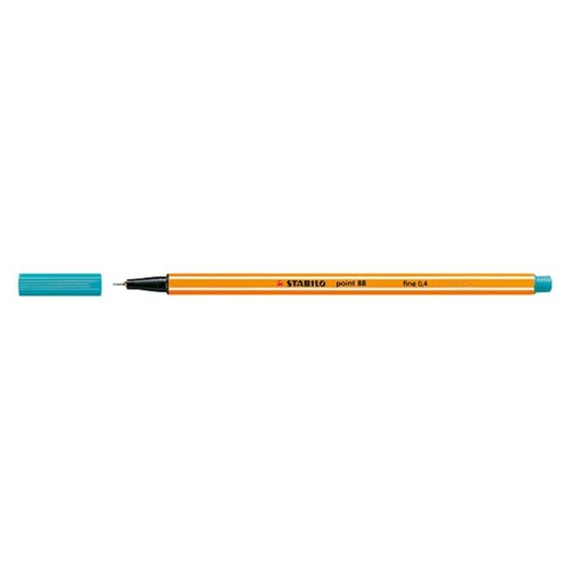 Liner, 0,4 mm, STABILO "Point 88", tyrkysový