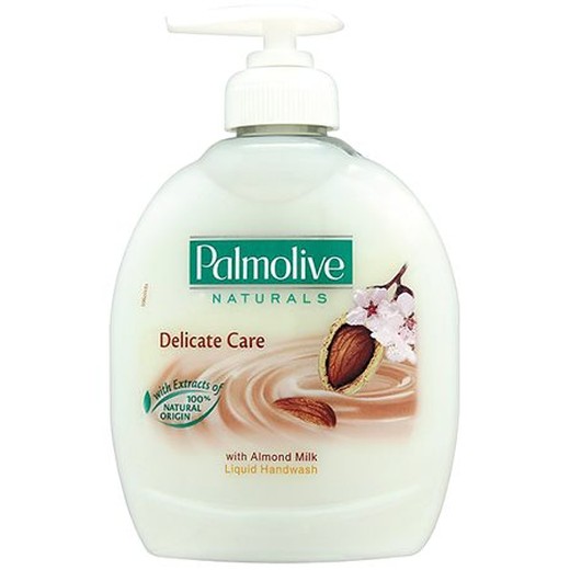 Tekuté mydlo, 0,3 l, PALMOLIVE Delicate Care "Almond milk"