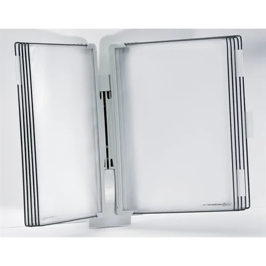 Držiak na prezetačné tabule, nástenný, 10 ks prezentačných tabuľ, DJOIS "Design", sivá