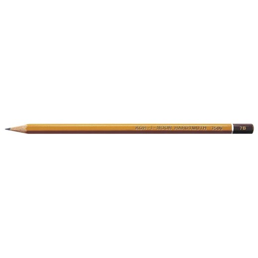 Grafitová ceruzka, 7B, šesťhranná, KOH-I-NOOR "1500"