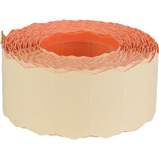 Cenové etikety, 25x16 mm, odstrániteľné, pastelová oranžová