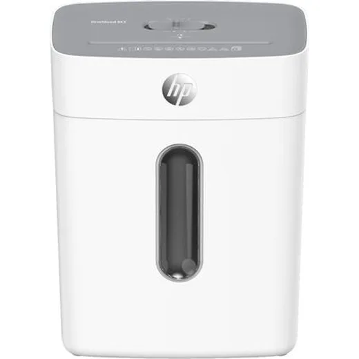 Skartovací stroj, konfety, 8 listov, HP "Oneshred 8CC", svetlosivá