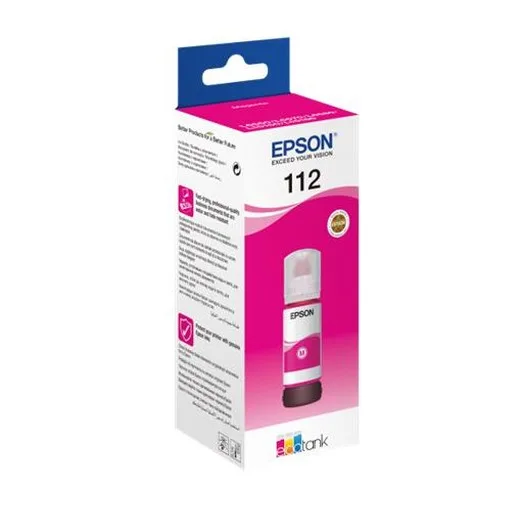 T06C34A atrament k EcoTank L6550, 6570, 6580 tlačiarňam, EPSON, magenta, 70 ml