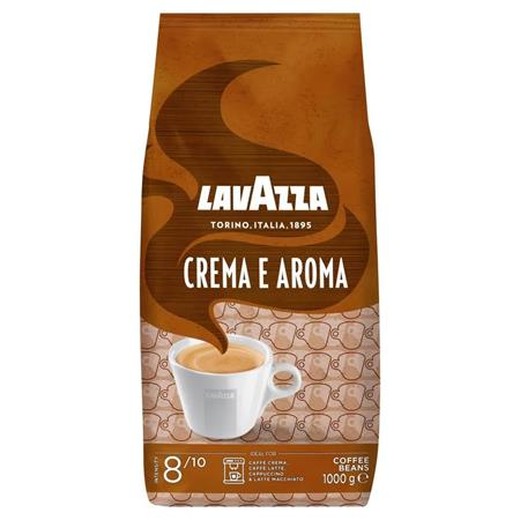 Káva, pražená, zrnková, 1000 g, LAVAZZA "Crema e Aroma"