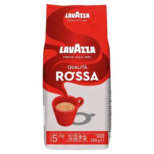 Káva, pražená, mletá, 250 g, LAVAZZA "Rossa"