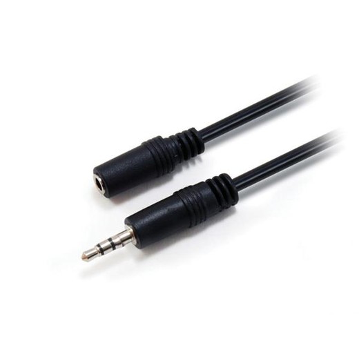 Audio predlžovací kábel, 3,5mm jack, 2,5m, EQUIP
