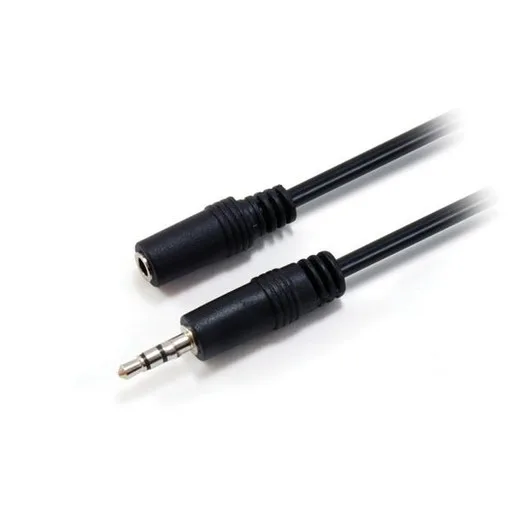 Audio predlžovací kábel, 3,5mm jack, 2,5m, EQUIP