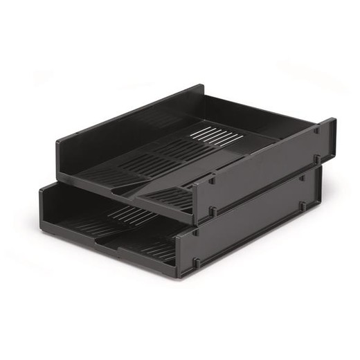 Odkladač, plastový, DURABLE "Optimo", čierna