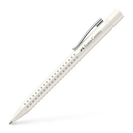 Guľôčkové pero, 0,7 mm, stláčací mechanizmus, telo pera: biela, FABER-CASTELLG "Grip 2010 Harmony", modrá