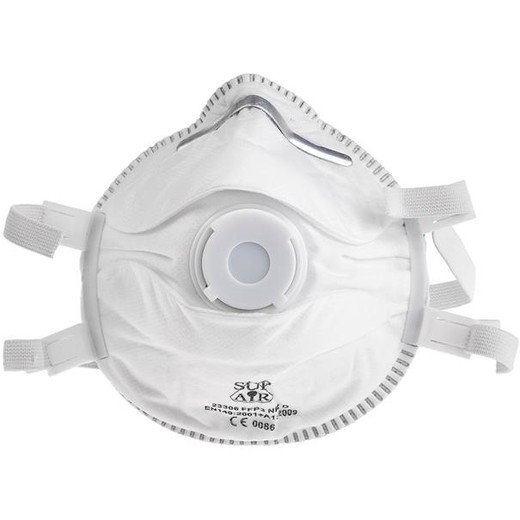 Respirátor,FFP3, s ventilom „Supair 23306“
