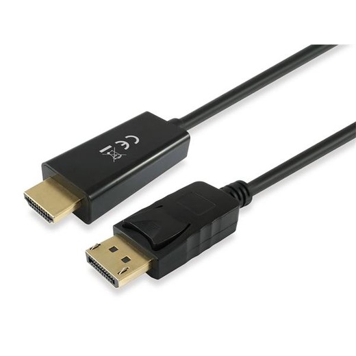 Prevodný kábel, DisplayPort-HDMI, 3 m, EQUIP