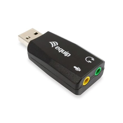 Audio adaptér, 3,5 mm jack-to-USB prevodník ,, EQUIP "Life"