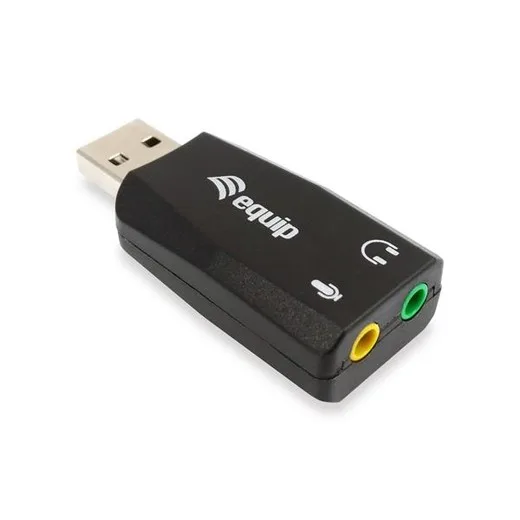 Audio adaptér, 3,5 mm jack-to-USB prevodník ,, EQUIP "Life"