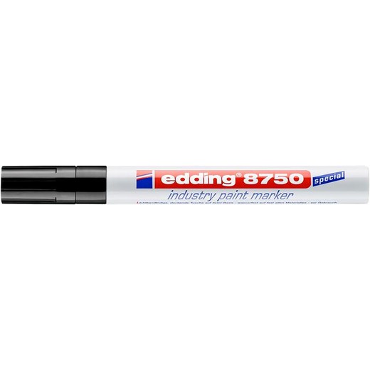 Lakový popisovač, 2-4 mm, EDDING, "8750", čierna