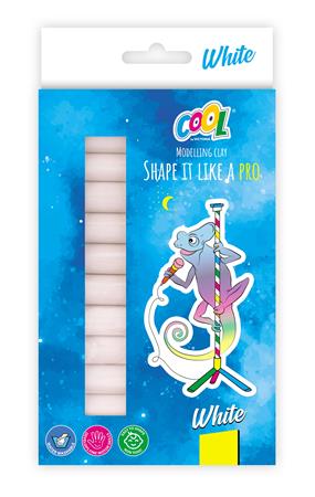 Plastelína, prírodná, 12-kusová, 200 g, COOL BY VICTORIA