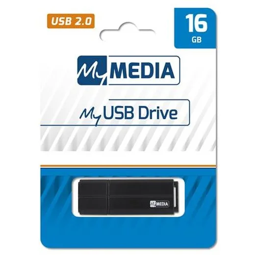 USB kľúč, 16GB, USB 2.0, MYMEDIA  (by VERBATIM)