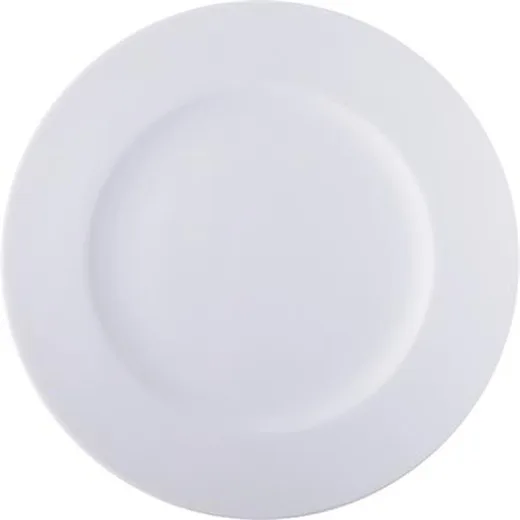 Plytký tanier, biely, 24 cm, 6 ks sada "Economic"