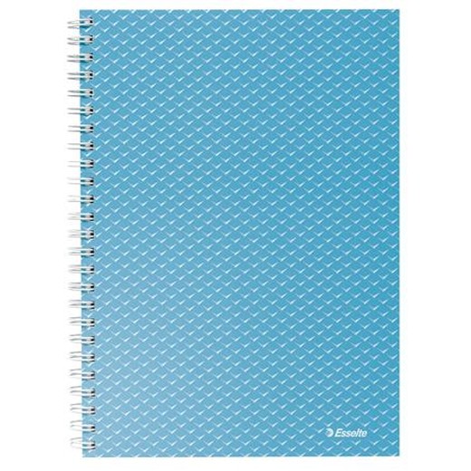 Špirálový zošit, A5, linajkový, 80 listov, ESSELTE "Colour`Breeze", modrý
