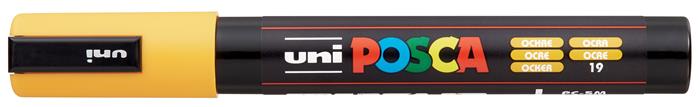 Dekoračný popisovač, 1,8-2,5 mm, UNI "Posca PC-5M", okrový (19)
