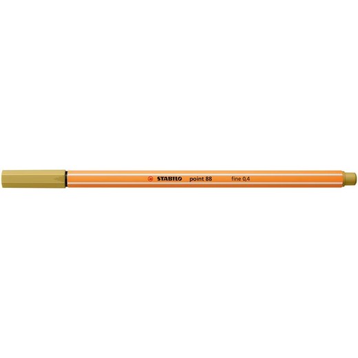 Liner, 0,4 mm, STABILO "Point 88", khaki