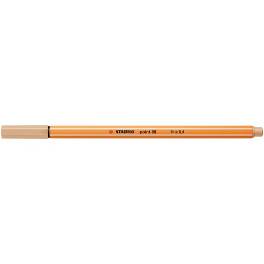 Liner, 0,4 mm, STABILO "Point 88", telový