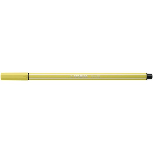Popisovač, 1 mm, STABILO "Pen 68", horčicový