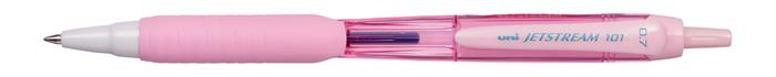 Guľôčkové pero, 0,38 mm, stláčací mechanizmus, UNI "SXN-101FL ", ružové