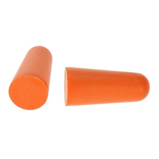Sluchové zátky, PU pena, 200 párov, oranžové