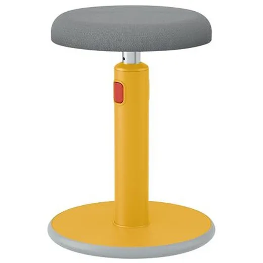 Stolička, ergonomická, LEITZ "Ergo Cosy Active", teplá žltá