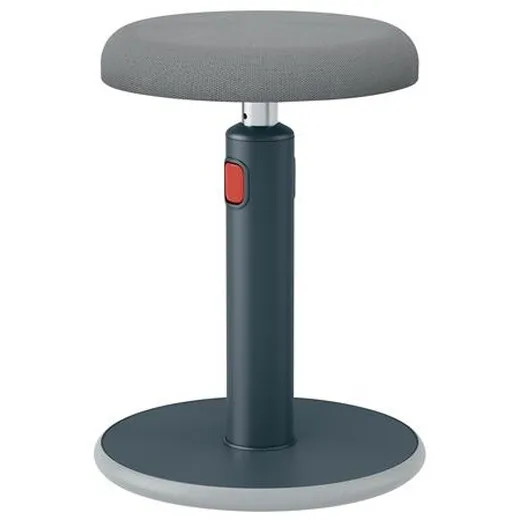 Stolička, ergonomická, LEITZ "Ergo Cosy Active", zamatová sivá