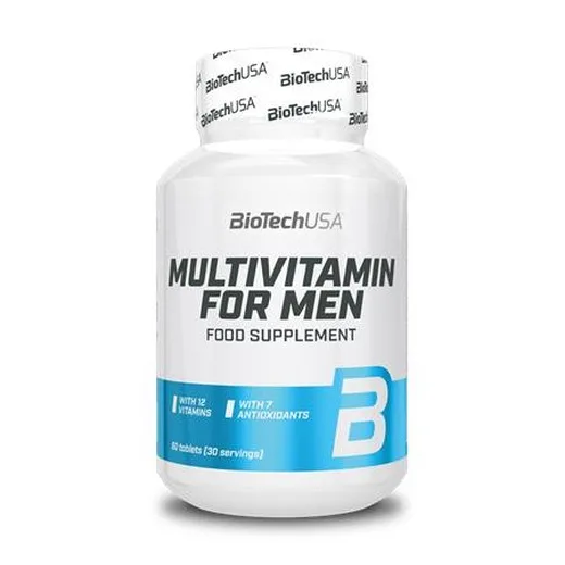 Multivitamín, 60 tabliet, pre mužov, BIOTECH USA