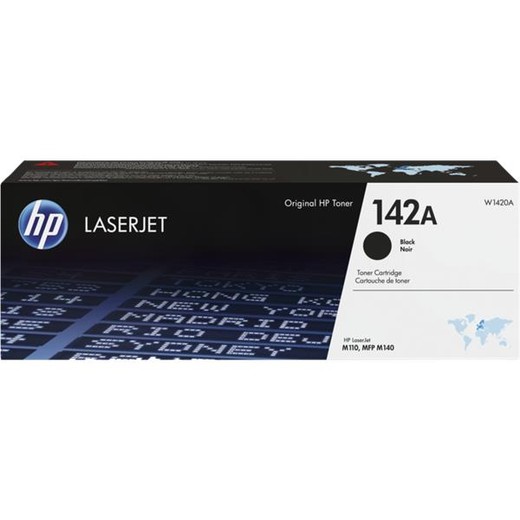 W1420A laserový toner LaserJet M110, M111, M139, M140, M142 k tlačiarňam HP 142A, čierna, 0,95k