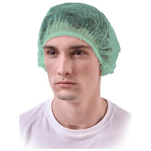 Zdravotná sieťka na vlasy, zelená