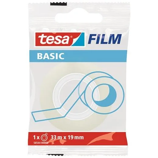 Lepiaca páska, 19 mm x 33 m, TESA "Basic", priehľadná