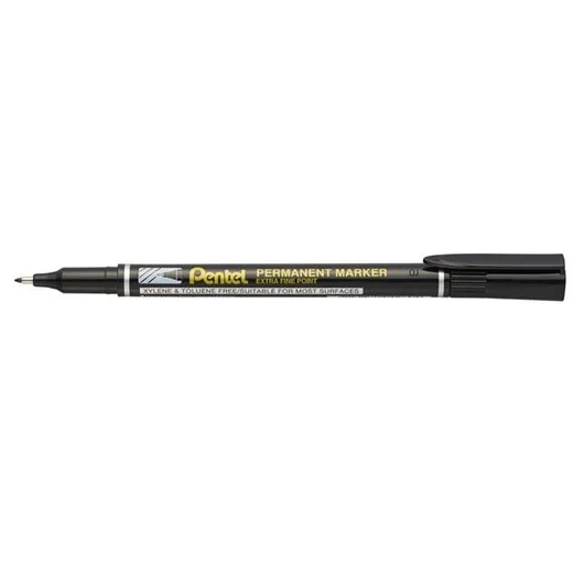 Permanentný popisovač, 0,5 mm, PENTEL "NF450", čierna