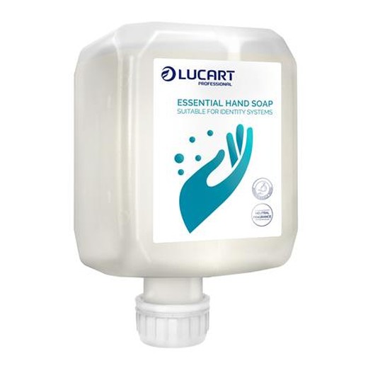 Penové mydlo, náplň, 6x0,8 l, LUCART "IDENTITY Essential", biela