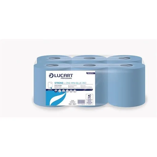 Utierky, v kotúči, 2-vrstvové, LUCART "L-One mini Strong Blue 350", modrá
