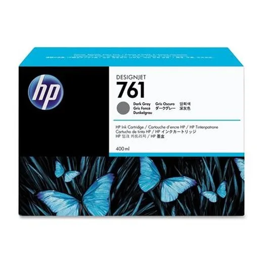 CM996A atramentová náplň pre DesignJet T7100 tlačiarne, HP 761, tmavosivá, 400 ml
