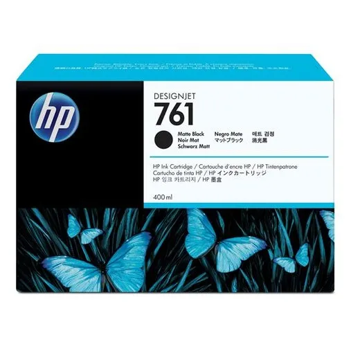 CM991A atramentová náplň pre DesignJet T7100 tlačiarne, HP 761, matná čierna, 400 ml