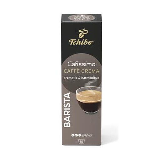 Kávové kapsule, 10 ks, TCHIBO "Cafissimo Caffé Crema Barista"